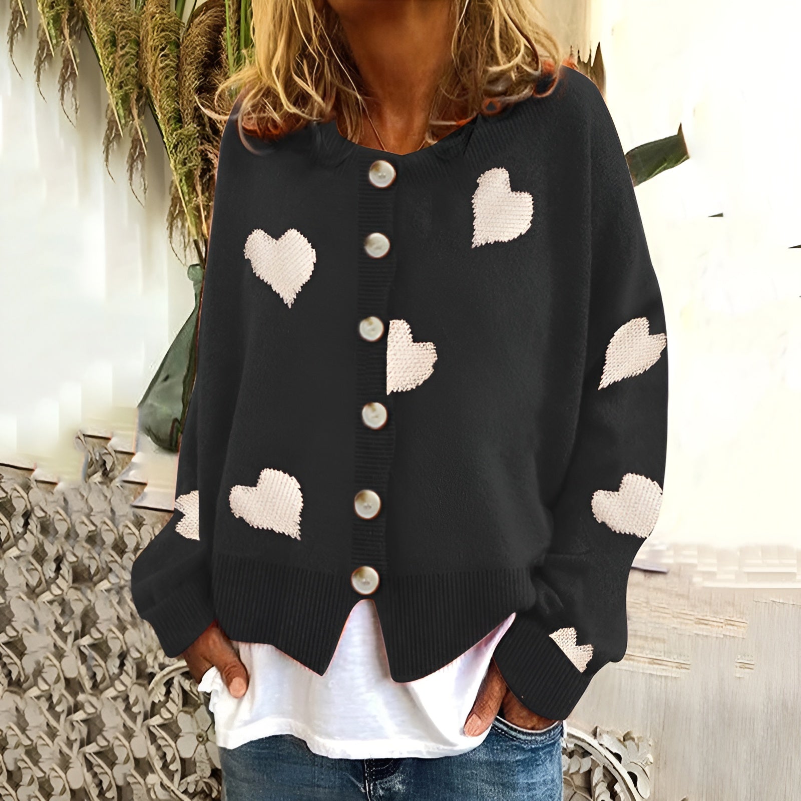 Sofia™ | Hjerte-sweater