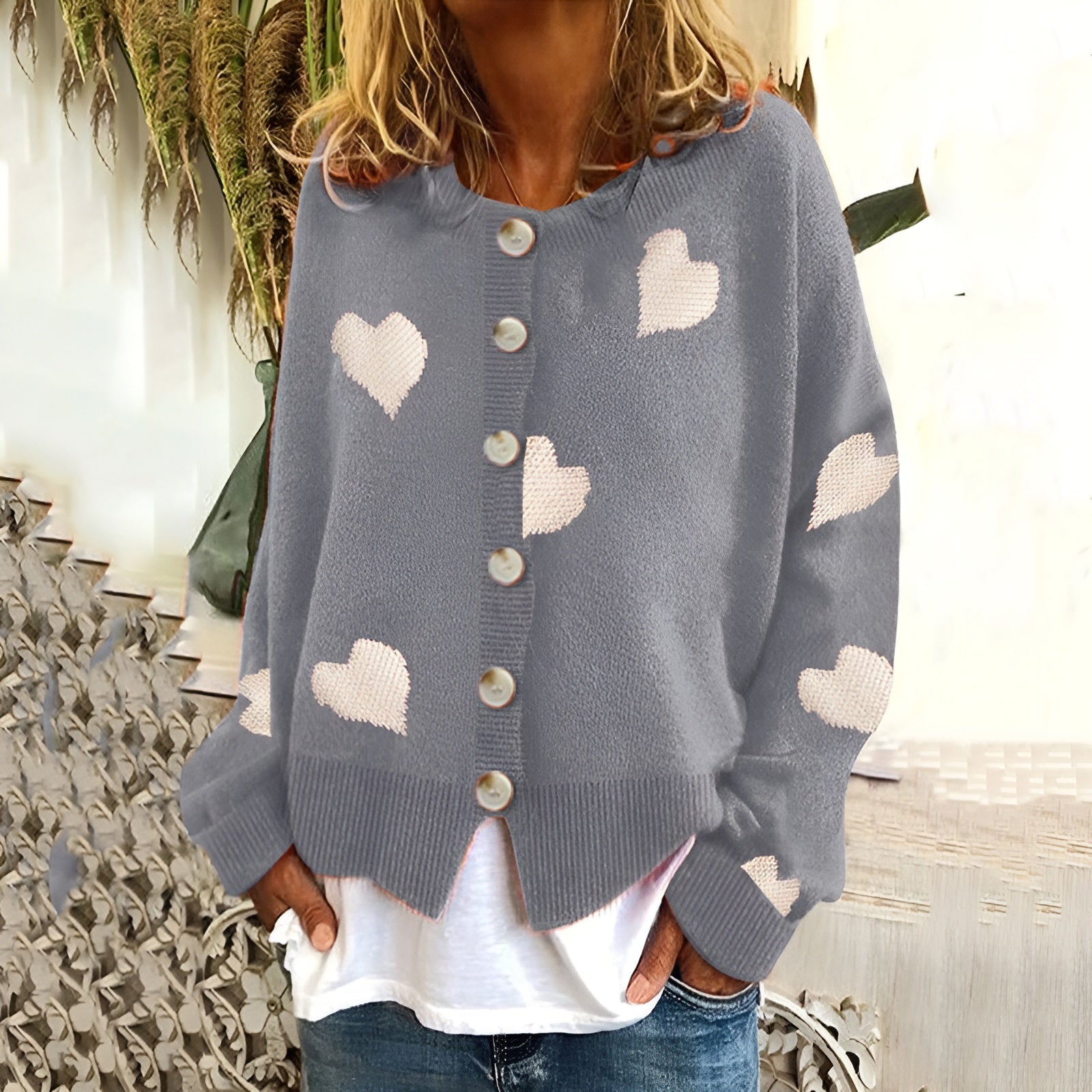 Sofia™ | Hjerte-sweater