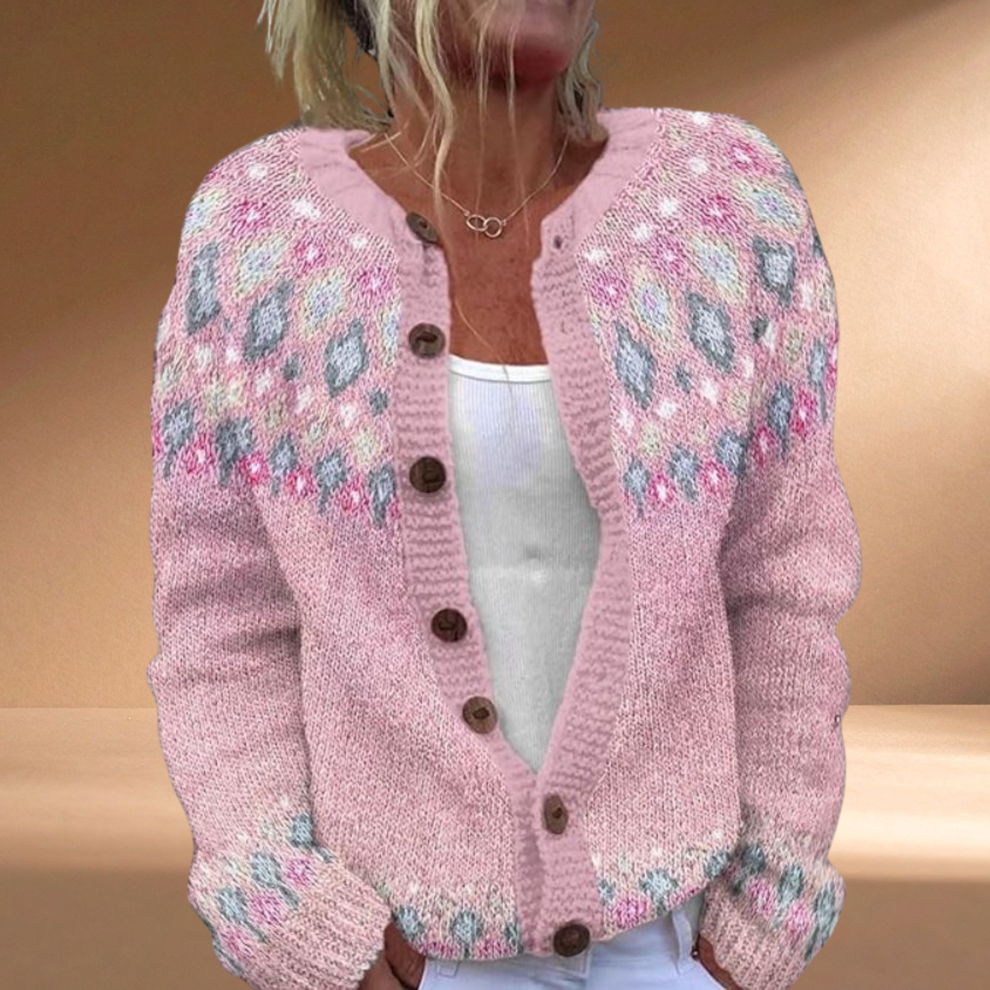 Sophie | Pink Comfort Cardigan