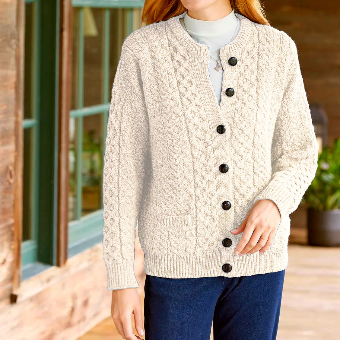Sofia™ | Langærmet Casual Cardigan