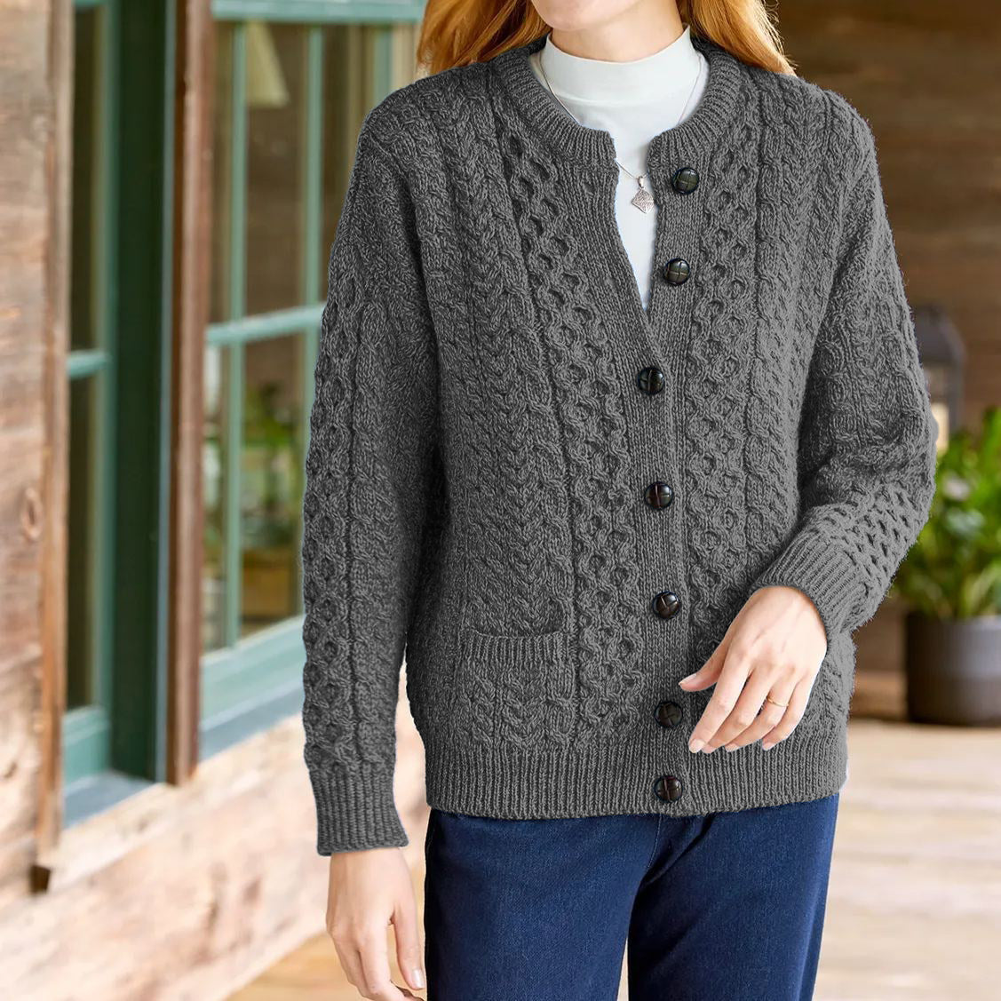 Sofia™ | Langærmet Casual Cardigan