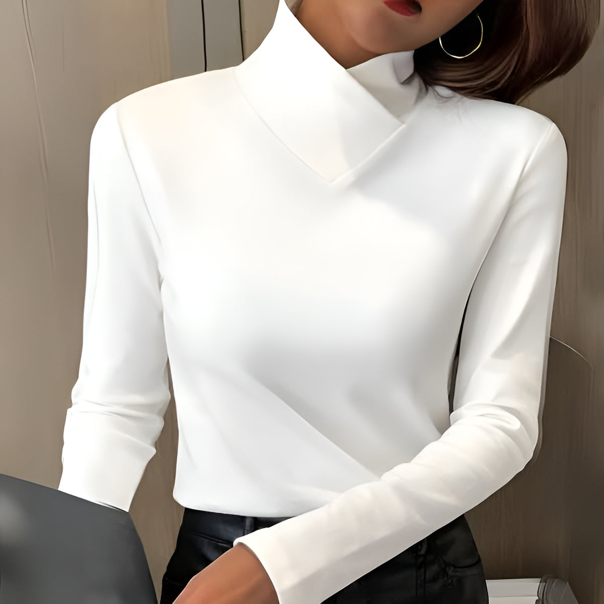 The Cambridge Elegant Wrap Top